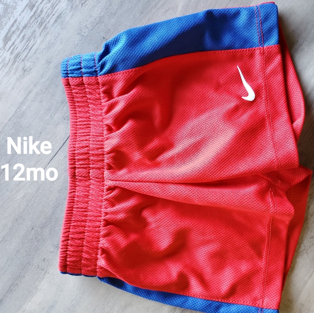 Blue and Red Nike Shorts